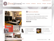 Tablet Screenshot of decorartesanal.com.mx